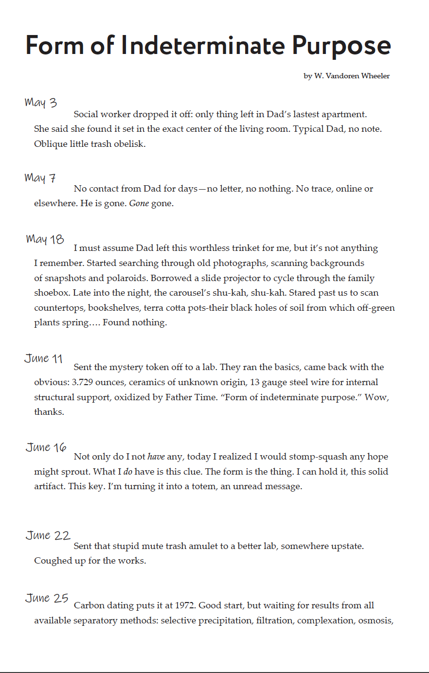 Form of Indeterminate Purpose (text coming soon)